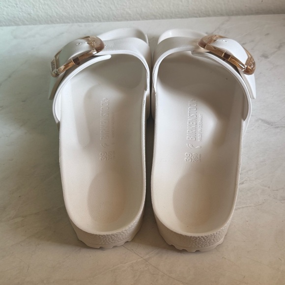 Birkenstock Madrid Big Buckle EVA White Sandals - Picture 3 of 4